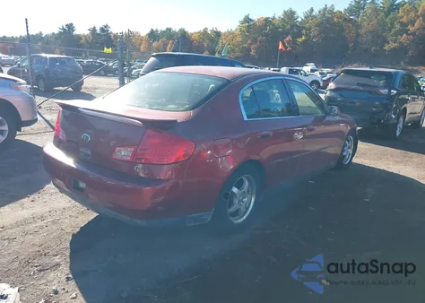 2003 Infiniti G35 Luxury Leather from USA, damaged, VIN JNKCV51E63M019279
